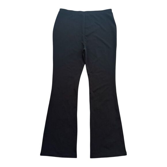 ASOS Curve Black Flare Pull On Pants Professional Style Women’s Size 14 - Picture 2 of 6